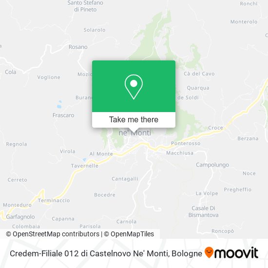 Credem-Filiale 012 di Castelnovo Ne' Monti map