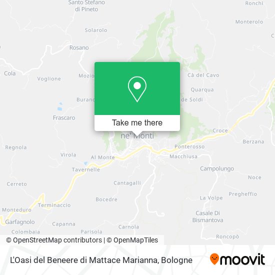 L'Oasi del Beneere di Mattace Marianna map