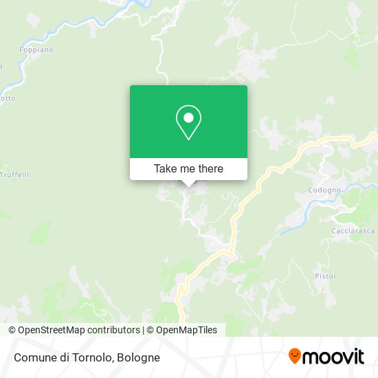 Comune di Tornolo map