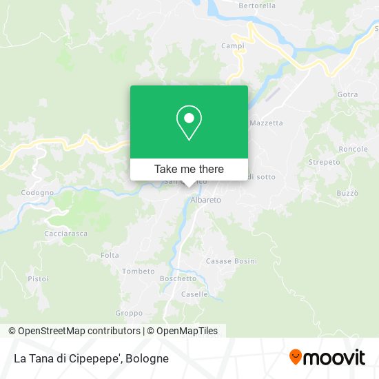 La Tana di Cipepepe' map