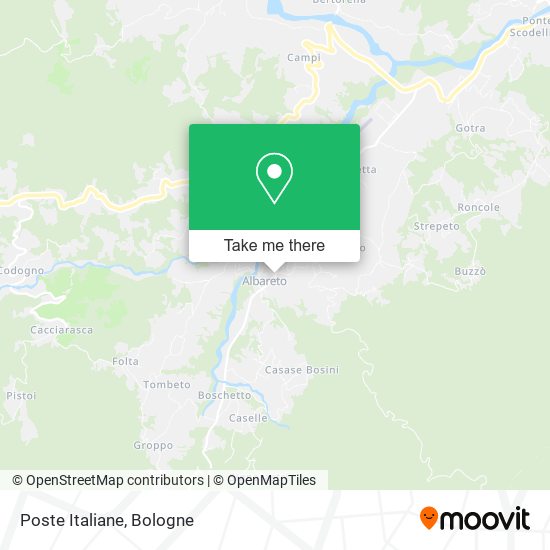 Poste Italiane map