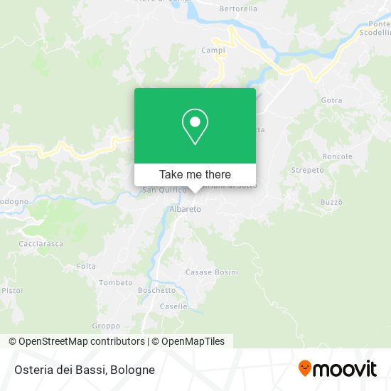Osteria dei Bassi map