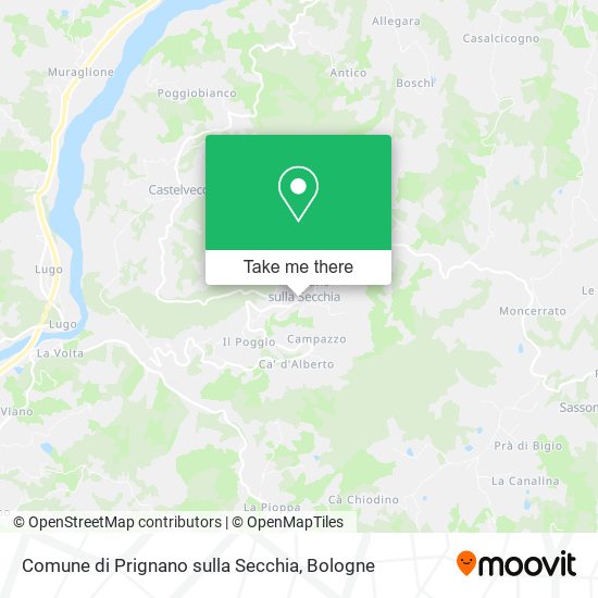 Comune di Prignano sulla Secchia map