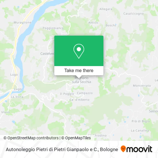Autonoleggio Pietri di Pietri Gianpaolo e C. map