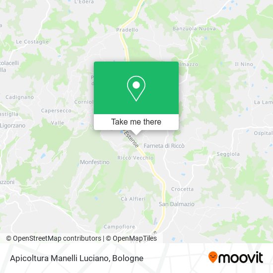 Apicoltura Manelli Luciano map