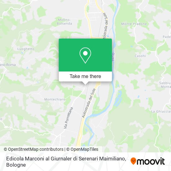 Edicola Marconi al Giurnaler di Serenari Maimiliano map