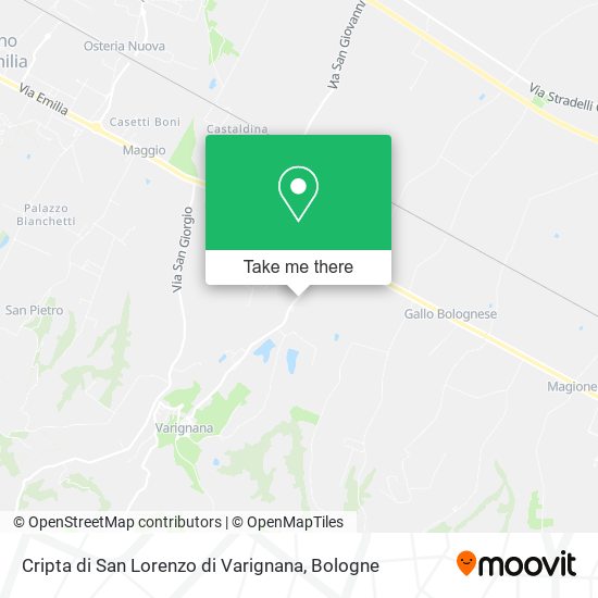 Cripta di San Lorenzo di Varignana map