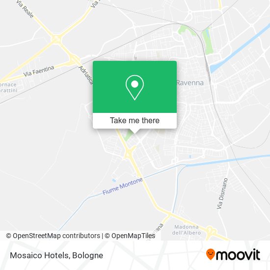 Mosaico Hotels map