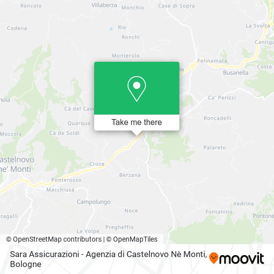 Sara Assicurazioni - Agenzia di Castelnovo Nè Monti map