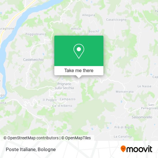 Poste Italiane map
