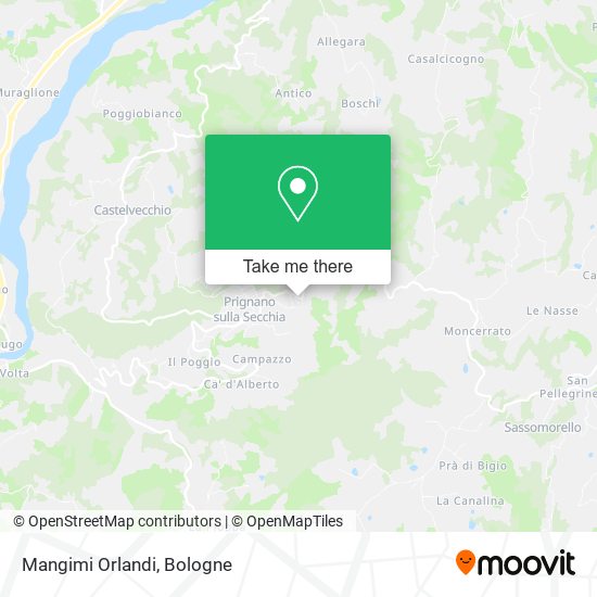 Mangimi Orlandi map