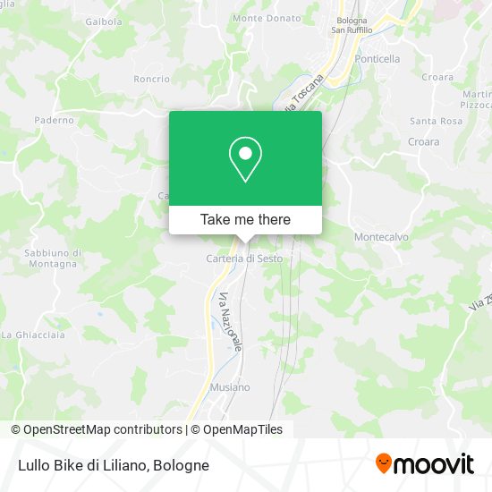 Lullo Bike di Liliano map