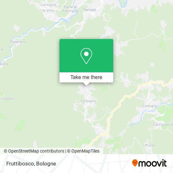 Fruttibosco map