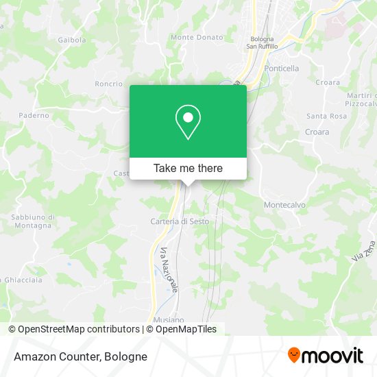 Amazon Counter map