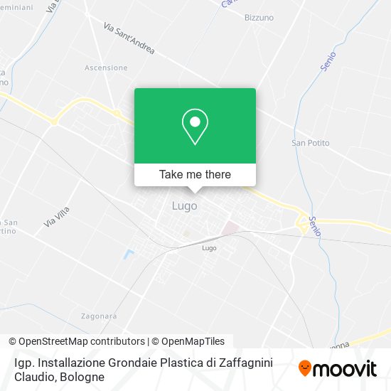 Igp. Installazione Grondaie Plastica di Zaffagnini Claudio map