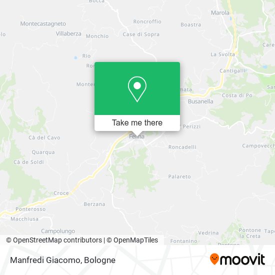 Manfredi Giacomo map