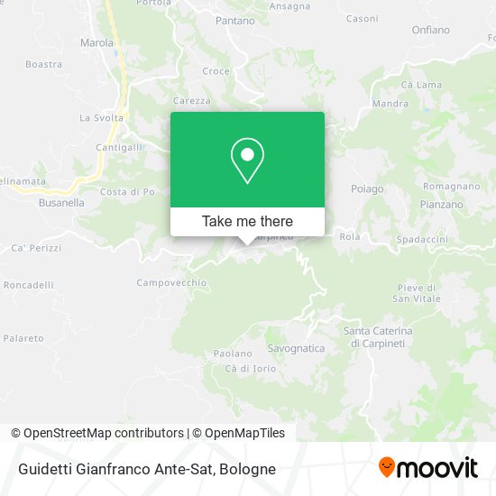 Guidetti Gianfranco Ante-Sat map