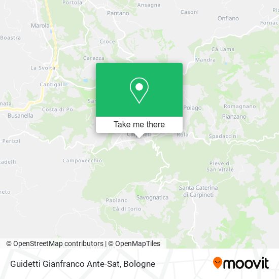 Guidetti Gianfranco Ante-Sat map