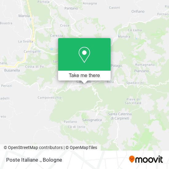 Poste Italiane . map