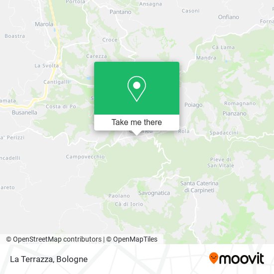 La Terrazza map