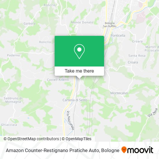 Amazon Counter-Restignano Pratiche Auto map