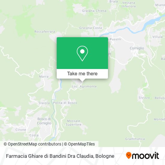 Farmacia Ghiare di Bandini Dra Claudia map
