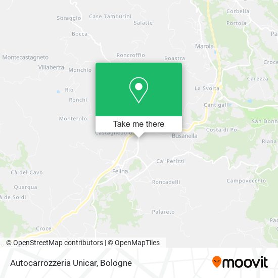 Autocarrozzeria Unicar map