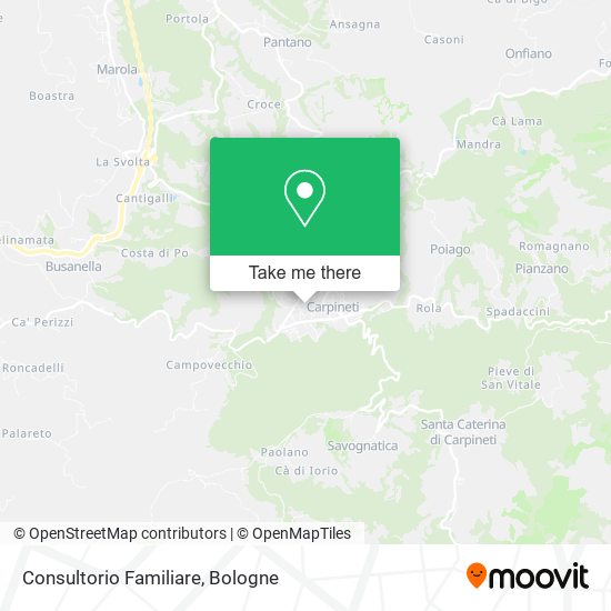 Consultorio Familiare map