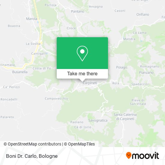 Boni Dr. Carlo map