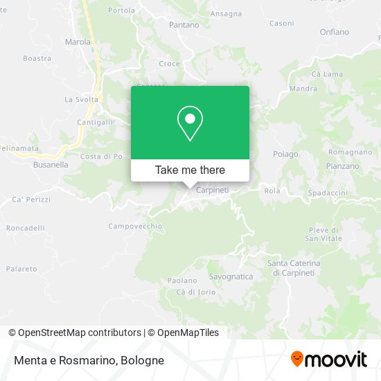 Menta e Rosmarino map