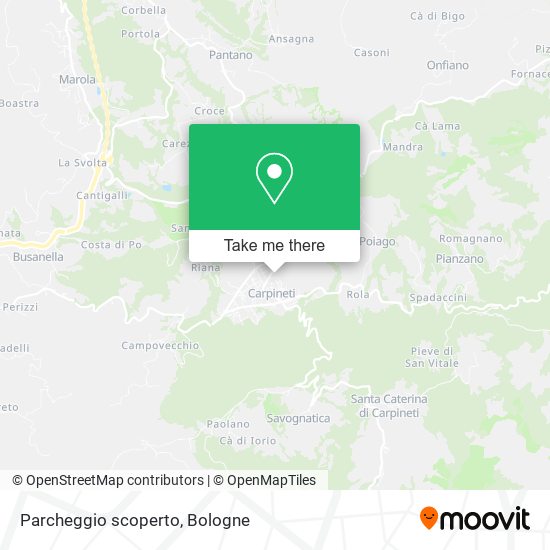 Parcheggio scoperto map