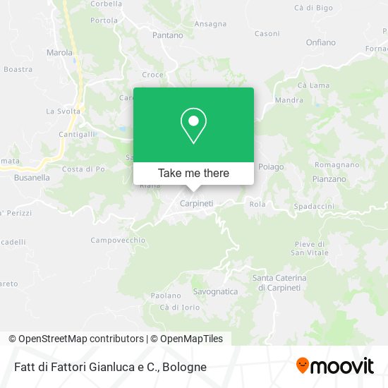 Fatt di Fattori Gianluca e C. map