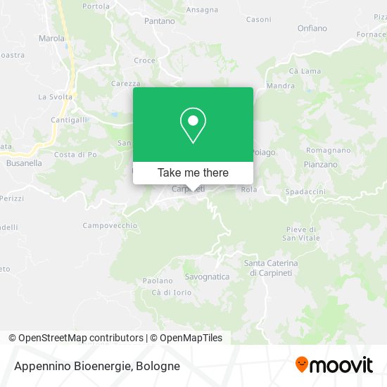 Appennino Bioenergie map