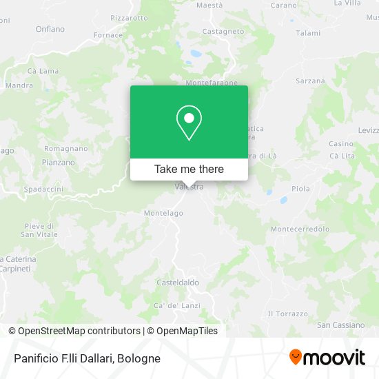 Panificio F.lli Dallari map