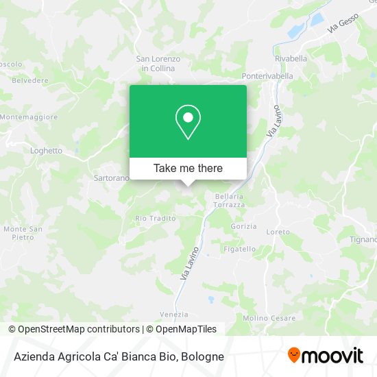 Azienda Agricola Ca' Bianca Bio map