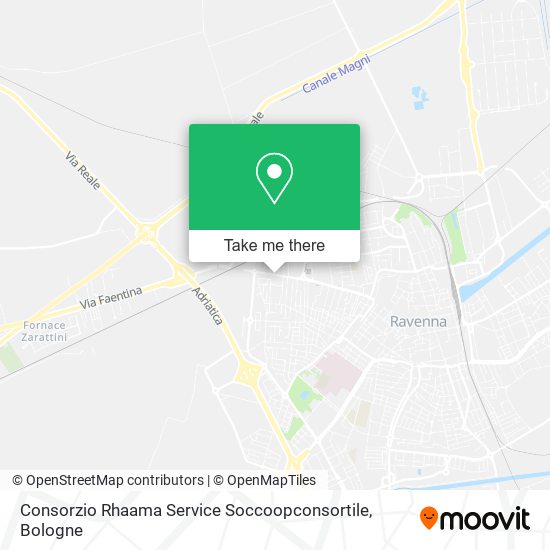 Consorzio Rhaama Service Soccoopconsortile map
