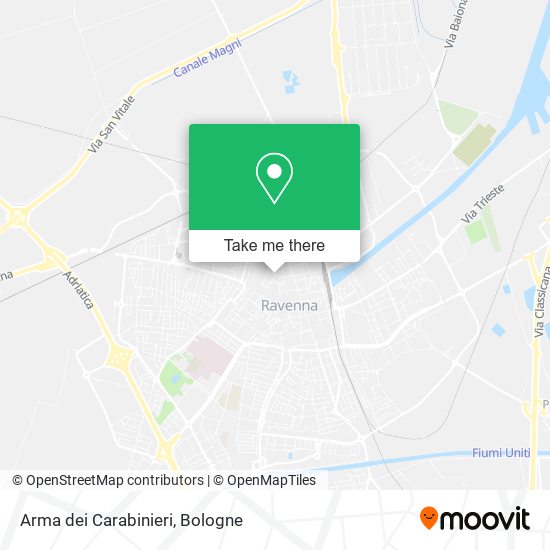 Arma dei Carabinieri map