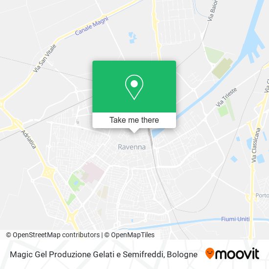 Magic Gel Produzione Gelati e Semifreddi map