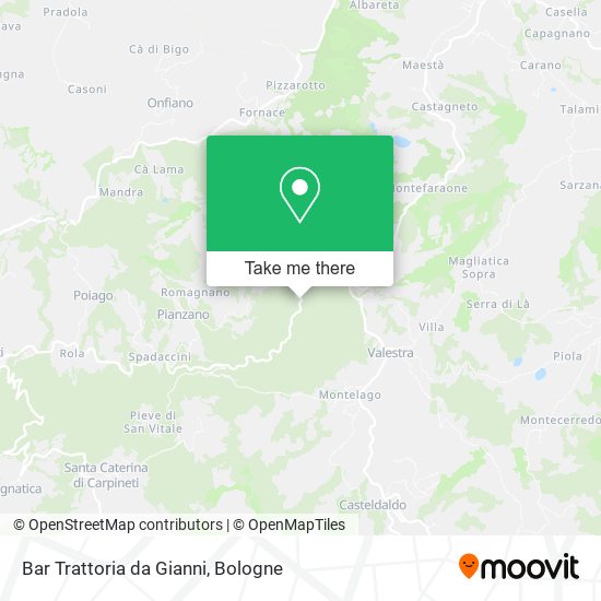 Bar Trattoria da Gianni map