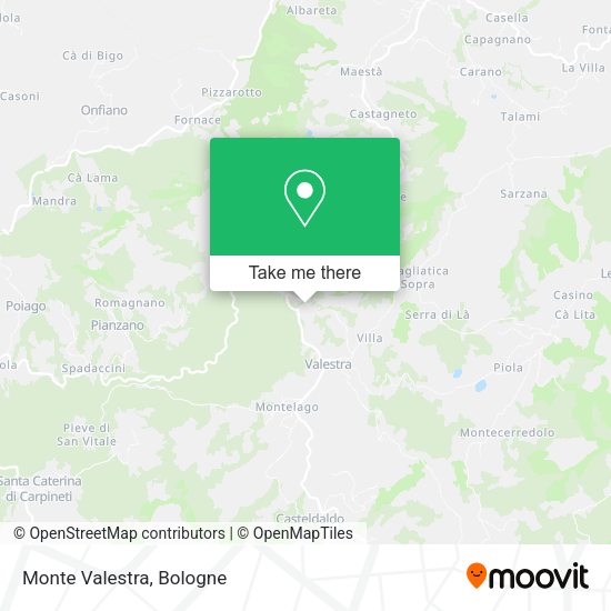 Monte Valestra map