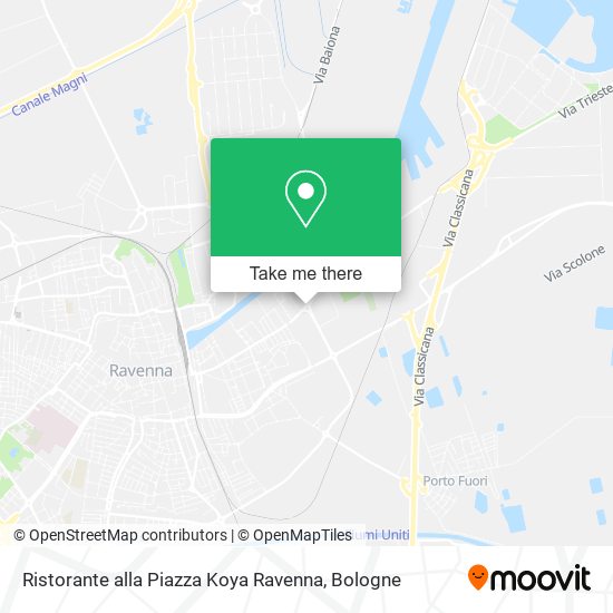 Ristorante alla Piazza Koya Ravenna map