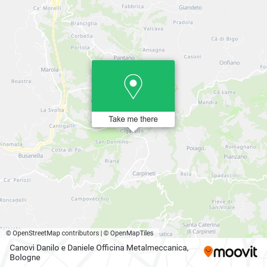 Canovi Danilo e Daniele Officina Metalmeccanica map