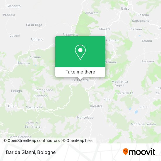 Bar da Gianni map