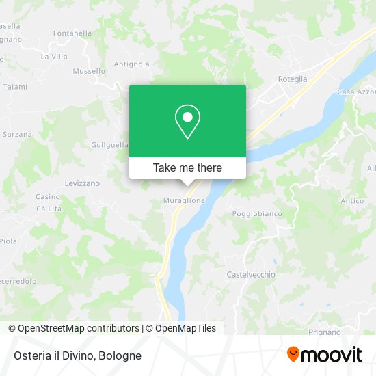 Osteria il Divino map