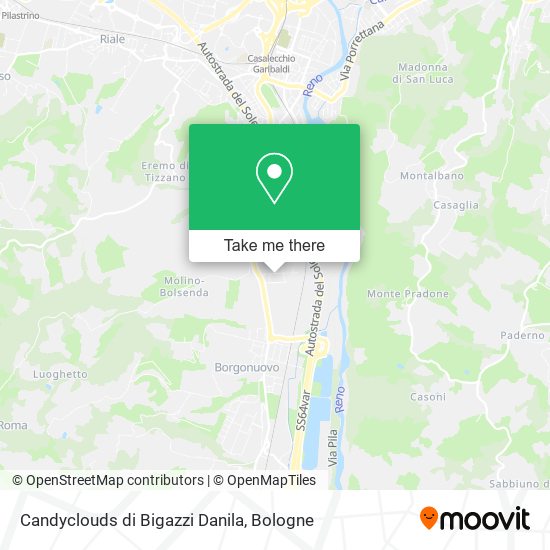 Candyclouds di Bigazzi Danila map