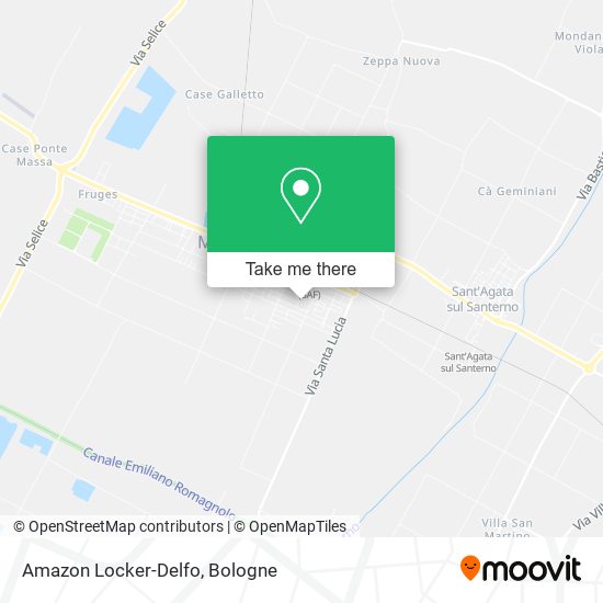 Amazon Locker-Delfo map