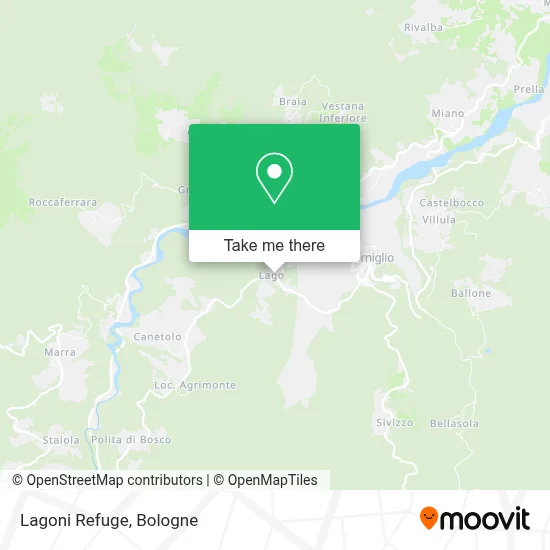 Lagoni Refuge map