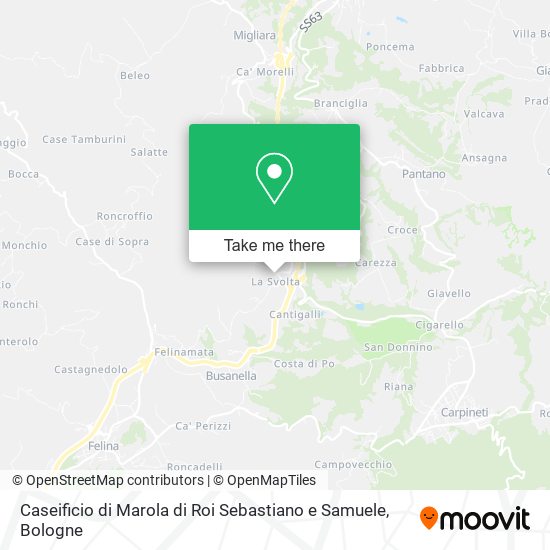 Caseificio di Marola di Roi Sebastiano e Samuele map