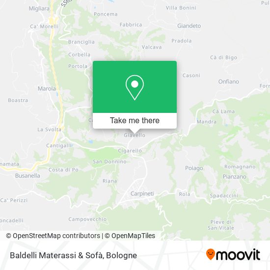 Baldelli Materassi & Sofà map