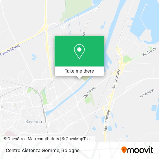 Centro Aistenza Gomme map